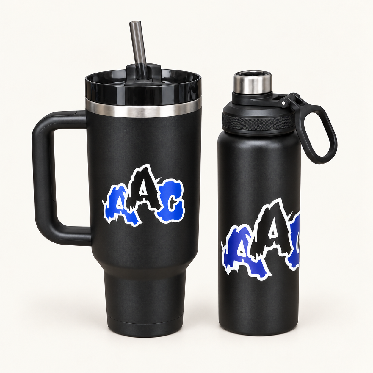 AAC Stanley Handled Tumbler in Black