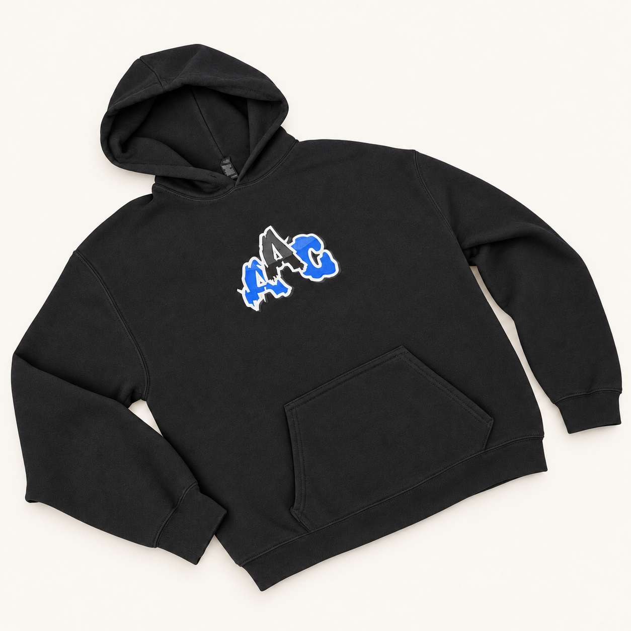 AAC Volleyball Hoodie in Black, front view