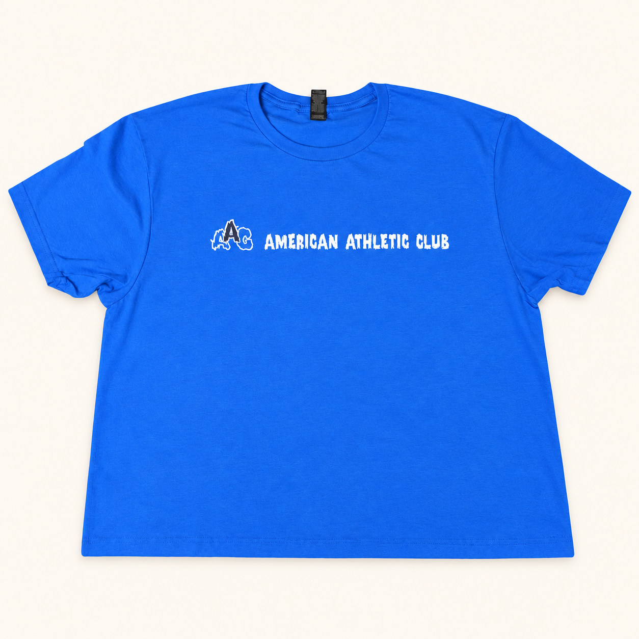 AAC Club Tee in Royal, front view